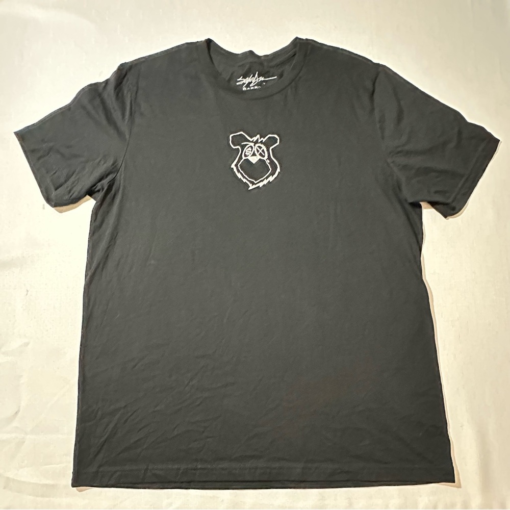 Saladeen Signature Bear Graphic T Shirt Black XL Streetwear Tee